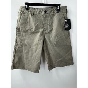 Hurley Regular Fit Nike Dri-FIT Breathe 21"‎ Golf Chino Shorts Size 30 Tan